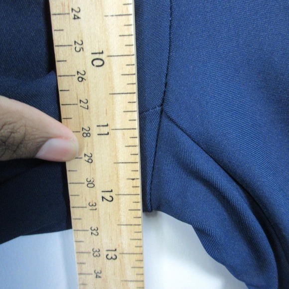 Elaine Kim Tech Stretch Cropped Flare Legging Olga L Blue Lagenlook Pants 288 - Picture 7 of 16